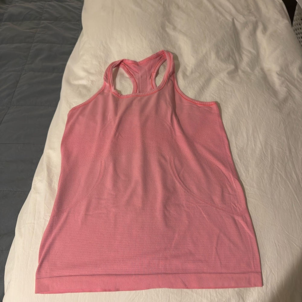 Lululemon Athletica Pink Swiftly Tech Razorback Tank Top